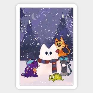 Snowcat Sticker